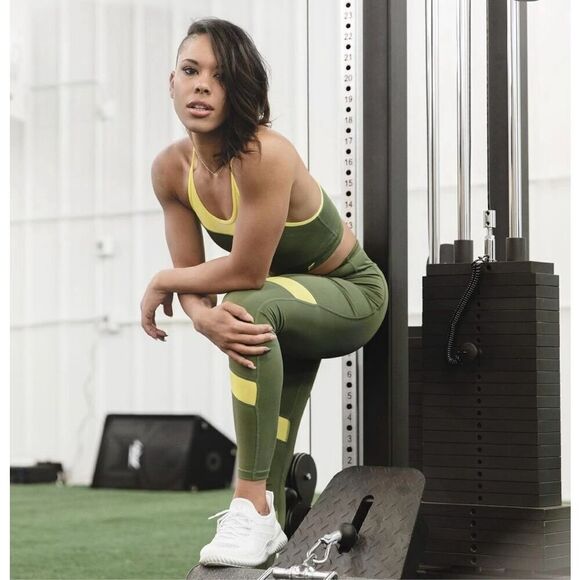 NWT Flag nor Fail Rush leggings olive size small - Picture 10 of 11